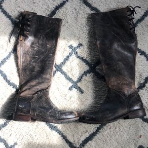 New Bed Stu tall genuine distressed leather boots